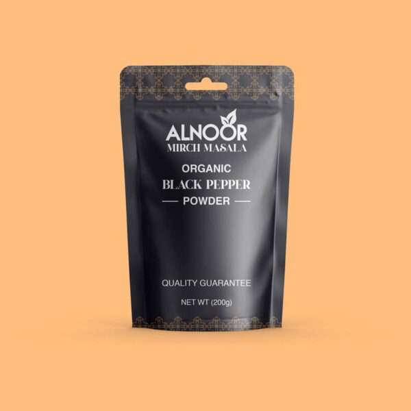 Alnoor Black Pepper Masala Packaging Front