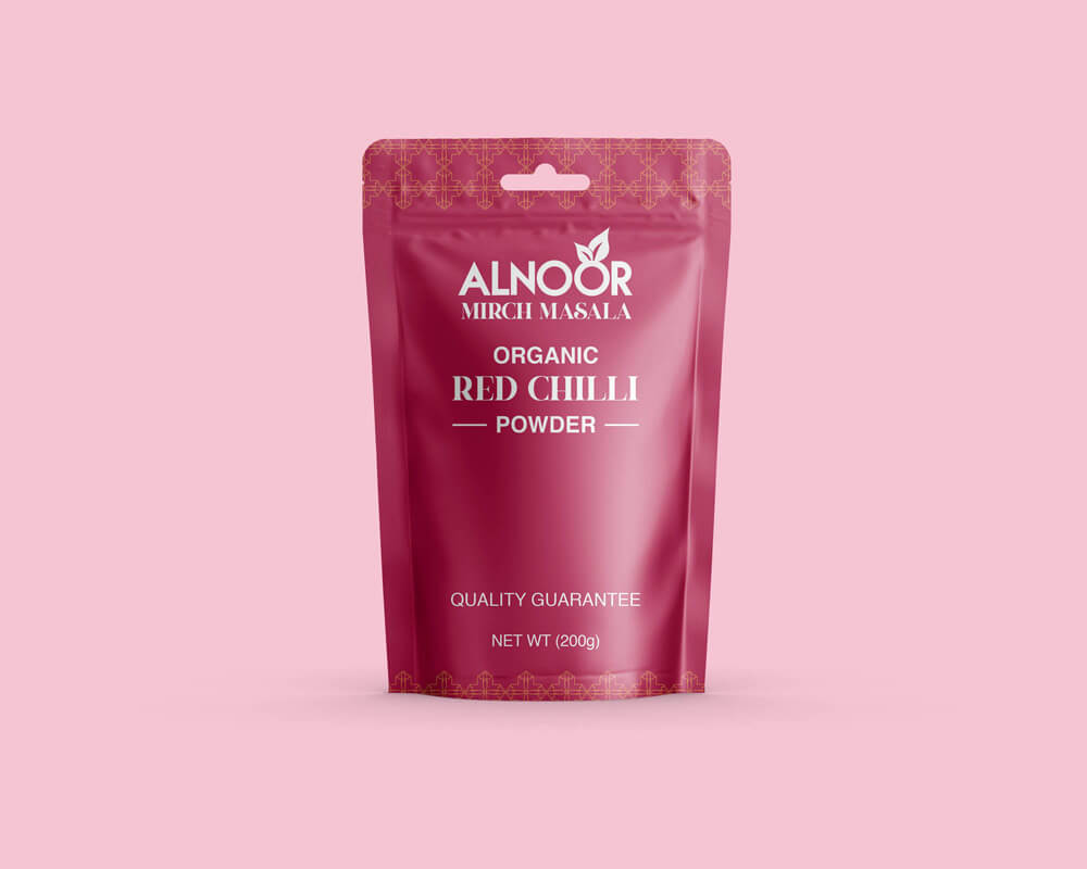 Alnoor Red Chilli Packaging Front