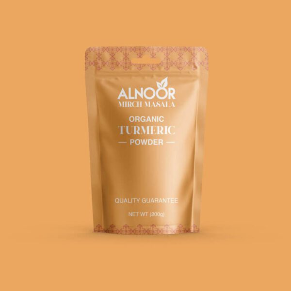 Alnoor Turmeric Powder Packaging Front
