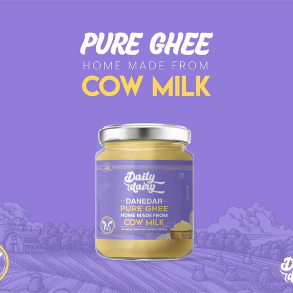 Daily Dairy Cow Milk Ghee label