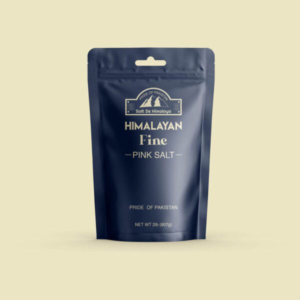 Himalyan Fine Pink Salt Packaging Front