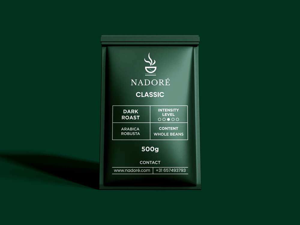 Nadore Classic Coffee Packaging